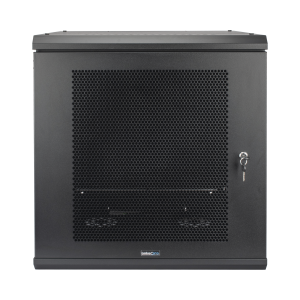 Linkedpro sr-19-12-gn3p Gabinete de Pared con Puerta Perforada, 635mm de Profundidad, 12U Rack de 19 in, Acero Reforzado
