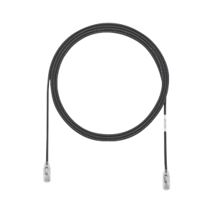 Panduit utp28sp8bl Cable de Parcheo TX6, UTP Cat6, Diámetro Reducido (28AWG), Color Negro, 2.44 Metros (8 Pies)