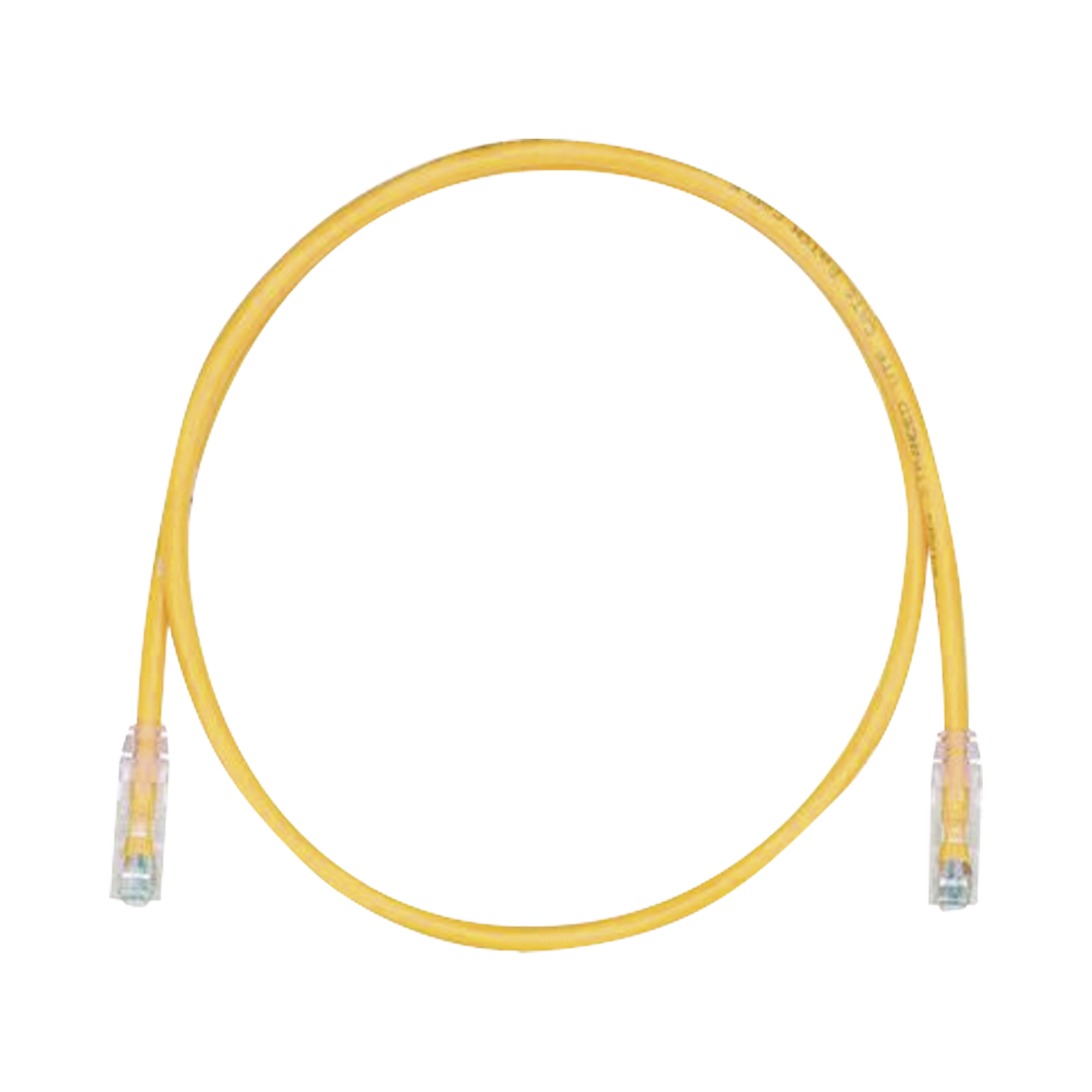 Panduit utpsp10yly Cable de Parcheo TX6, UTP Cat6, 24 AWG, CM, Color Amarillo, 3.05 Metros (10 Pies)