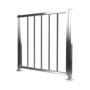 Accesspro xd100mc PUERTA ACERO INOXIDABLE DE MEDIO CUERPO