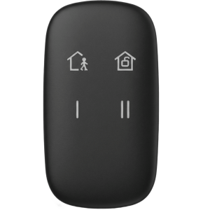 Hikvision ds-pkf1-wb(b)/black (AX PRO) Control Remoto para Armado y Desarmado / Color Negro / Teclas con Funciones Programables