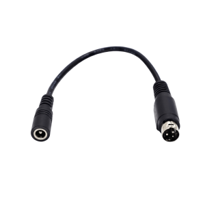 Syscom Parts pl3din Adaptador de Corriente DC Jack 5.5mm x 2.1mm a Mini-DIN de 3 Pines