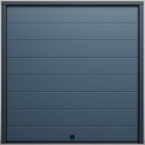 Accesspro apdoor-128l Puerta D / Garage D / Alta Calidad / Linea Central / Color GRIS /  acabdo DELUXE / 12X8 pies / AISLADA / Estilo Americana.