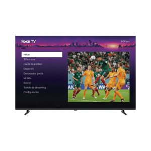 Syscom r32xhq-l1 SmartTV QLED 32 Pulgadas / Resolución 1366 × 768 / 3 Puertos HDMI / WiFi Integrado / Smart TV ROKU / VESA 100 × 100 mm