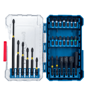 Dongcheng d092501  Juego de 26 de Puntas de Destornillador de impacto