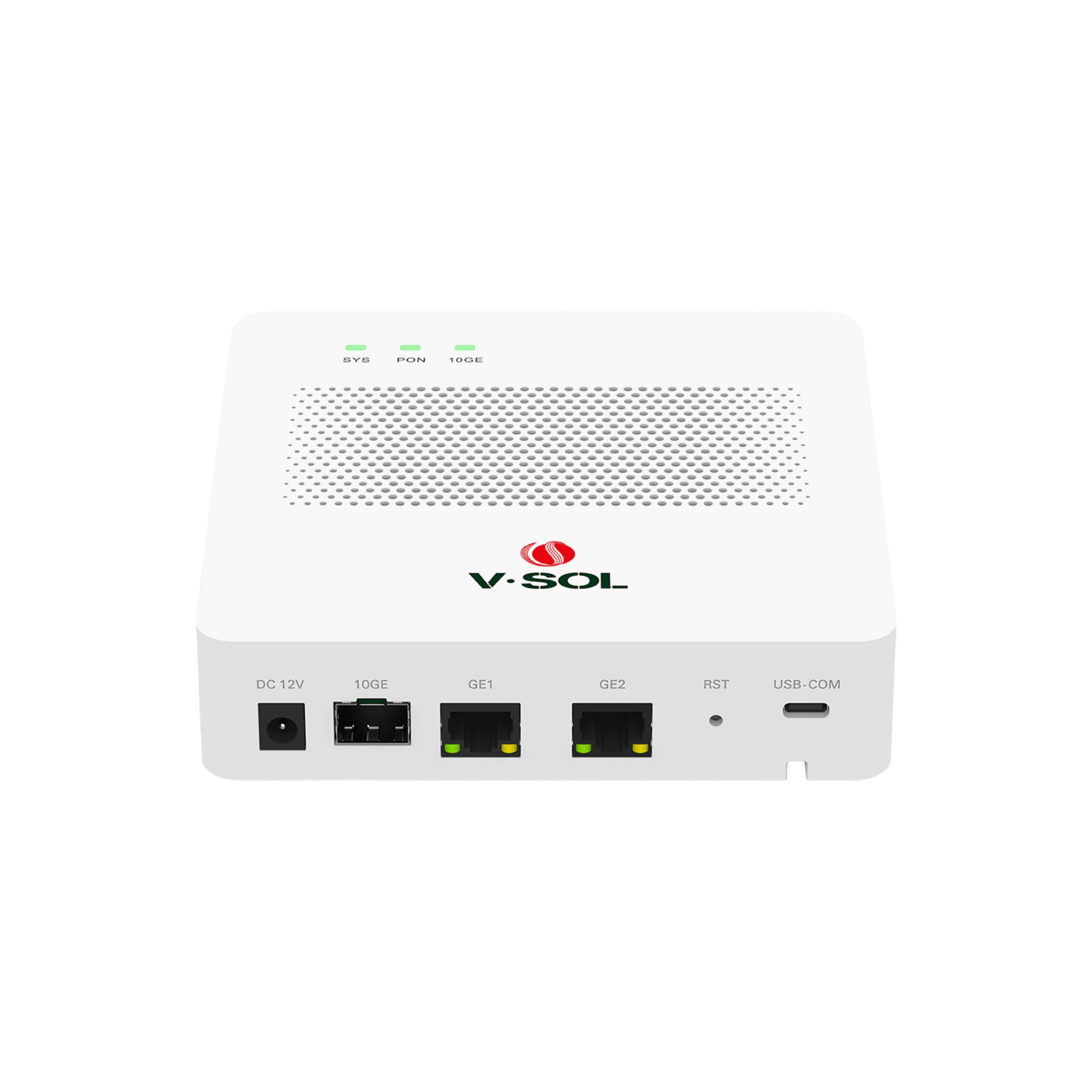 V-Sol v1600gs-r Mini OLT de 1 Puerto GPON SC/UPC con 3 puertos Uplink (2 puertos Gigabit Ethernet + 1 puerto SFP/SFP+) , hasta 64 ONUs / ONTs