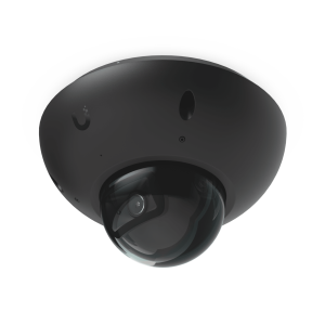 Ubiquiti uvc-g6-dome-b UniFi G6 Dome ? Cámara 4K Antivandálica y Todo Clima con Sensor de 8 MP (1/1.8?), Motor de IA Multi-TOPS y Visión Nocturna Infrarroja de Largo Alcance, Color Negro
