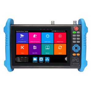 Epcom tpturbo8k(bt) Tester de Video Profesional | Pantalla 7|  Prueba IP/HD/Analógicas | TVI/CVI/AHD/CVBS | IP ONVIF | 4K/8K | H.264/H.265 | HDMI | PTZ | Scanner IP | TDR | Salidas 12V/24V/PoE | Activación Simultanea.