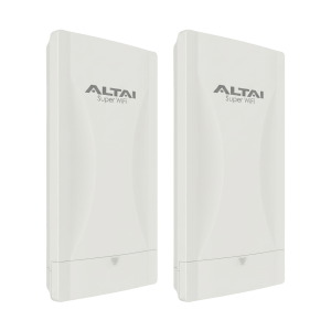 Altai Technologies kit2-c260s Kit de 2 Unidades del Punto de Acceso WiFi 6 con Antena Sectorial de 80° de Apertura, Cobertura de Hasta 600 m, MIMO 2x2, Doble Banda, Hasta 574 Mbps en 2.4 GHz y Hasta 2402 Mbps en 5 GHz, Administración en Nube Gratis con INSIGHTS