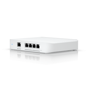 Ubiquiti usw-flex-xg USW Flex XG Switch Capa 2, Compacto de 4 Puertos 10GbE, Puede ser Alimentado por un Puerto GbE PoE+ o con un Adaptador 5 Vcc USB-C