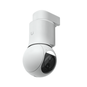 Ubiquiti uvc-g6-ptz-w Cámara UniFi Protect G6 PTZ Color Blanco, Doble Lente 4K, Zoom Híbrido 10x, Motor AI Multi-TOPS, Visión Nocturna IR 30m, Audio Bidireccional, Protección IP66, Resistencia al Vandalismo IK04