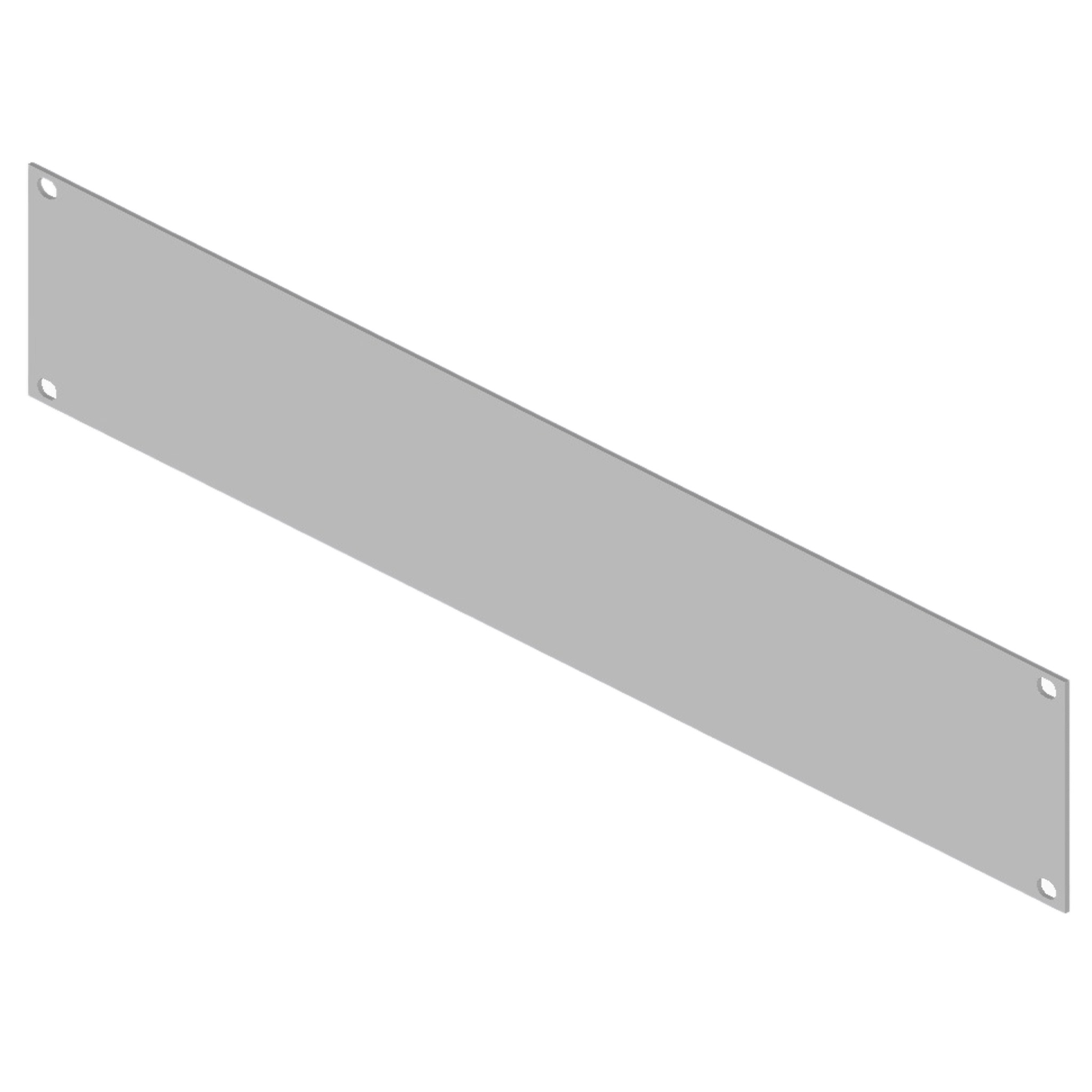 Linkedpro stf-2uw Tapa Ciega para Rack 19 in / 2 Unidades (2U) / Acero Calibre 14 / 483 mm x 88 mm (19.02 in x 3.46 in) / Pintura Electrostática Blanca / Componente Pasivo