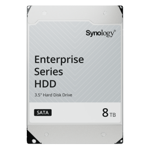 Synology hat53208t Disco Duro SATA de 3,5 Serie Enterprise HAT5300 / Capacidad 8TB / 7200 RPM / Caché de 512 MB / MTBF 2.5 Millones de Horas / Carga de Trabajo 550 TB/Año / Tecnología CMR / Garantía de 5 Años