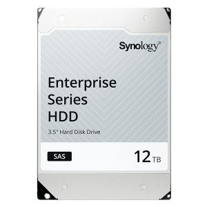 Synology has531012t Disco Duro SAS Enterprise 3.5 HAS531012T / 12TB Capacidad / SAS 12Gb/s / 7200 RPM / Caché 256B / MTBF 2.5M Horas / Carga de Trabajo 550TB/año / Caché de Escritura Persistente