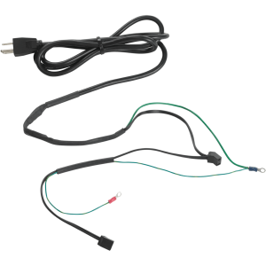 Hoffman acord2t Fan Cord con Termostato Integrado / 1.8 m (5.9 ft) / 115V / 10A / Cobre / Negro / 2 Conectores para Ventiladores