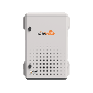 Wi-Tek wi-iotbox03-v3 Gabinete de Acero Ventilado para Exterior 380 x 660 x 240 mm con Rieles DIN y 4 Placas Laterales para Montaje de Equipos por Fuera