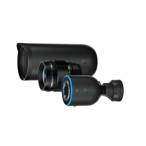 Ubiquiti uvc-ai-dslr-ld UniFi Protect AI DSLR Long Distance ? Cámara 4K PoE+ para Interior/Exterior con Sensor de Alta Sensibilidad, Lente Fija de larga distancia de 45 mm y Analítica Avanzada por IA