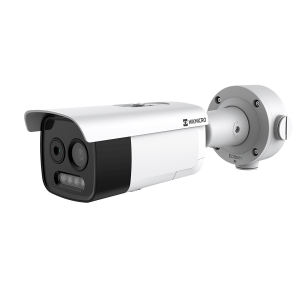 Hikvision hm-td2628t-3/g1/t3a (HIKMICRO) Cámara Bala IP Bi-Espectral / Térmica (256 X 192 / 3.6 mm) + Óptica (5 MP / 4.3 mm) / IA GUANLAN / Rango: -20°C a 650°C / 2°C Tolerancia / Detección de Fuego y Humo / Alarma Visual y Audible / Dual Light
