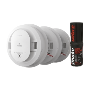 Sdi 210314661ksabre Kit de 20 Detectores de Humo Autónomos KIDDE con Batería 10 Años / Probador SABRE SDI / Fotoeléctrico / Alarma 85 dB