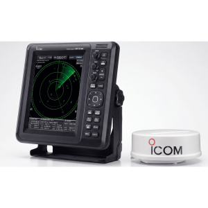 Icom mr1010r2/12exp1 Radar Marítimo 10.4 Pulgadas / 36 NM de Alcance / Tarjeta de video UX-252 / Display TFT LCD Color / Scanner Radome  / 4 kW de Potencia / Frecuencia 9410 MHz / NMEA 0183
