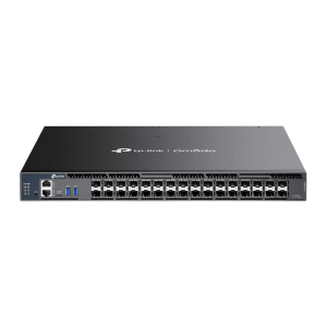 Tp-Link sx6632yf Switch Gestionado L3+ / 26 Puertos 10G SFP+ + 6 Puertos 10G/5G SFP28 / 820 Gbps Capacidad Conmutación / 410 Gbps Ancho Banda / Apilamiento 4 Unidades / Redundancia PSU / Montaje Rack