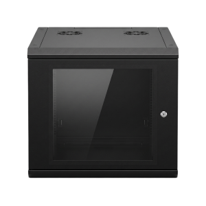 Linkedpro sr-19-09-gn3g Gabinete de Pared 9U de 635 mm de Profundidad, Rack de 19 in en Acero Reforzado: Compacto y Resistente para Soluciones Profesionales