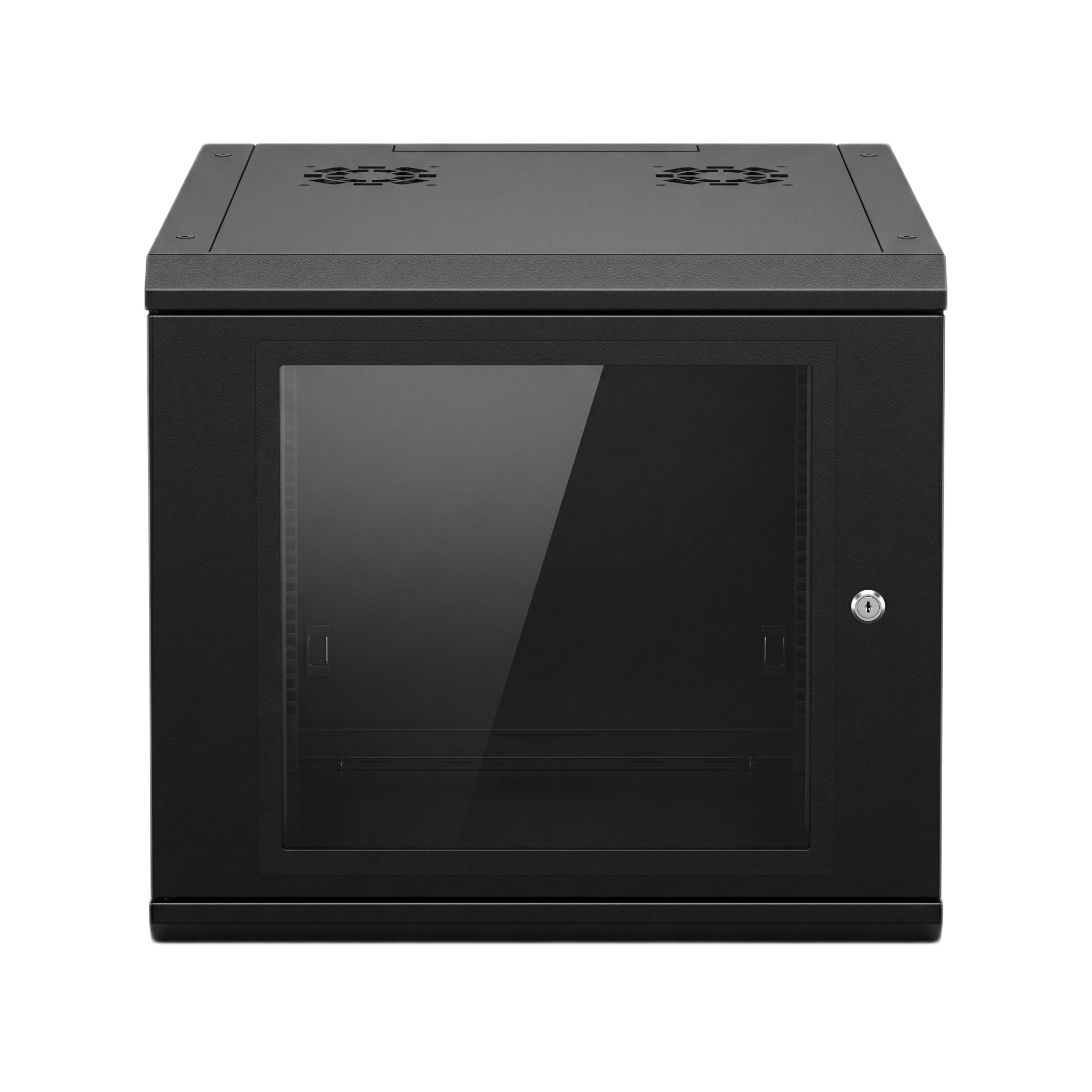 Linkedpro sr-19-09-gn3g Gabinete de Pared 9U de 635 mm de Profundidad, Rack de 19 in en Acero Reforzado: Compacto y Resistente para Soluciones Profesionales