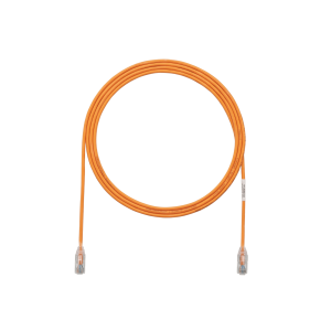 Panduit utp28sp1or Cable de Parcheo TX6, UTP Cat6, Diámetro Reducido (28AWG), Color Narnaja, 0.30 Metros (1 Pie)