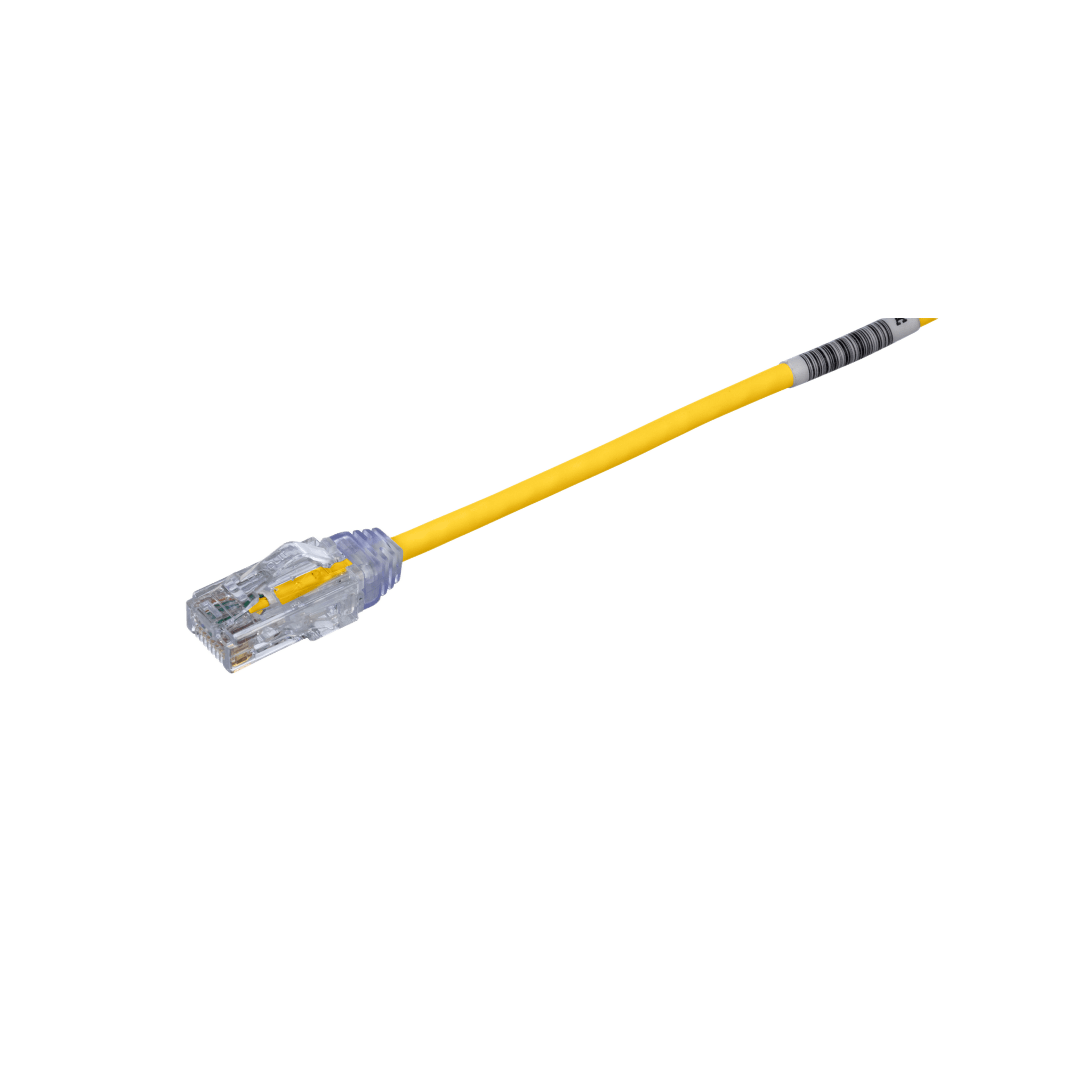 Panduit utp28sp0.2myl Cable de Parcheo TX6, UTP Cat6, Diámetro Reducido (28AWG), Color Amarillo, 20 cm (7.87 pulgadas)