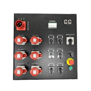 Shinestage yscm06 Controlador de Polipastos Eléctricos de Control Directo |6 Vías | Trifásico 110V AC 60Hz