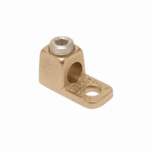 Hubbell Burndy hub-ka4c Conector de Cobre con tornillo de fijación para cable calibre 14 - 4 AWG y Tornillo de 1/4.
