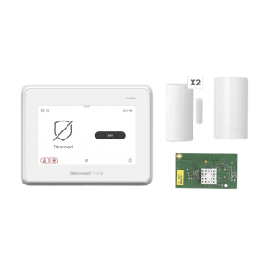 Honeywell Home Resideo proa7fawpm Kit de Panel de Alarma PROA7FA con Pantalla Touch de 7 / Módulo WiFi + Z-Wave / Sensor PIR / 2 Contactos Magnéticos