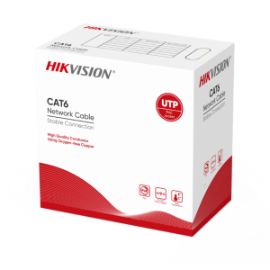 Hikvision ds-1ln6uzc0b Bobina de Cable de 305 Metros (1000 Pies) Cat 6 / 100% Cobre / Color Azul / Uso en Interior / PVC