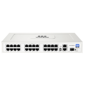 Wi-Tek wk-ps227gf Switch no administrable PoE WI-TEK / 24 Puertos 10/100 Mbps PoE af/at / 2 Puertos Uplink Gigabit / 1 Ranura SFP 1000 Mbps / Presupuesto 270 W / Puerto 1 Hi-PoE 60W