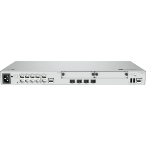 Huawei ar580pro Router Empresarial / LAN: 1 SFP+ & 8×GE / WAN: 1 × SFP+ & 2×GE / 1,200 Usuarios / 128 APs Gestionables / 1,000 Túneles IPsec / 3 Gbps / Firewall NGFW IPS Antivirus