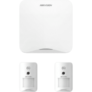 Hikvision axhome-kit-gsm-pir-cam (AX HOME) KIT de Alarma AX HOME / Incluye: 1 Panel con Wi-Fi y GSM 3G/4G / 2 Cámaras PIR Inalámbricas / Compatible con Hik-Connect P2P y Hik-Partner PRO