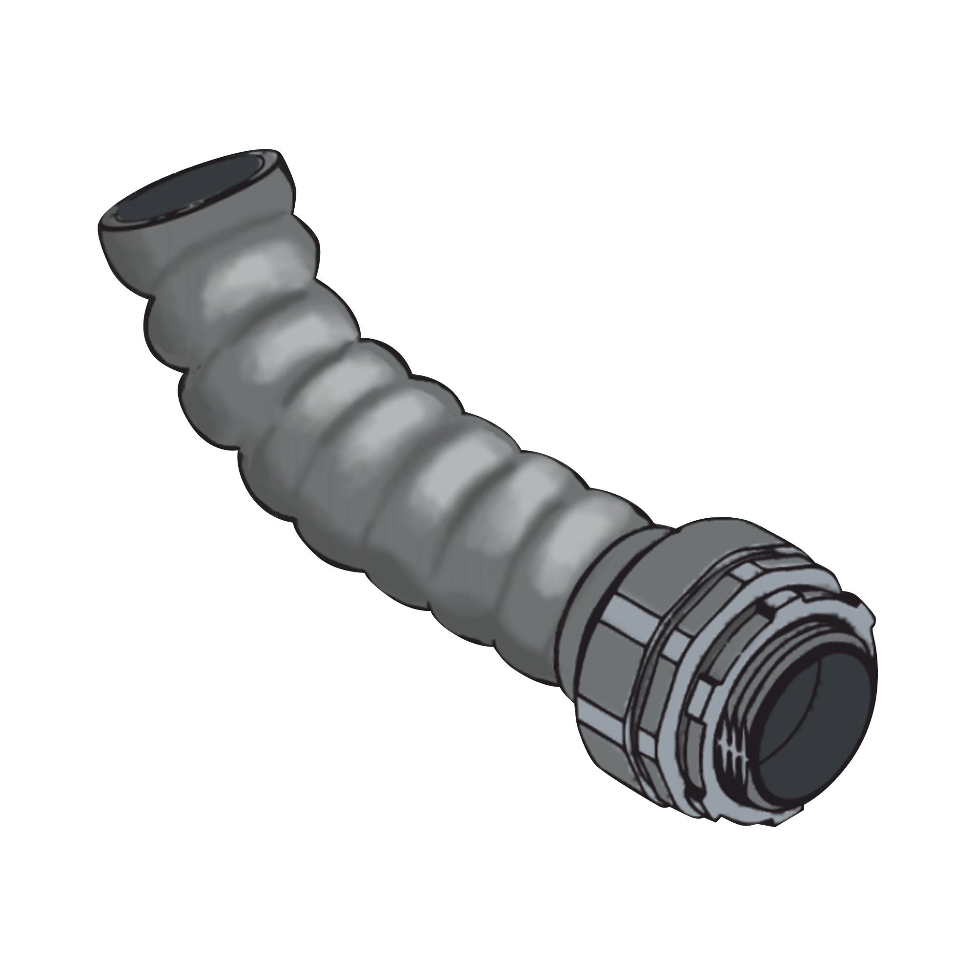 Anclo anc-cot3420 Tubo Flexible tipo Liquidtight de 3/4 (19 mm) / Acero + PVC / Rollo de 20 Metros.