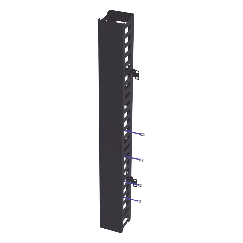 Linkedpro By Epcom lpcv-24s-dr Kit Organizador Vertical de Cable Sencillo para Rack Abierto de 24 Unidades para EIQR3224 y EIRL5524DR.