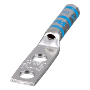 Panduit lcc614awl1pz Terminal Doble Ojillo para Cable 6 AWG, Orificio 1/4, Distancia de 16mm entre orificios. 1 Pieza