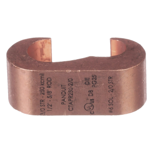 Panduit ctapr2-2-l Conector de Conexión Tierra tipo E para Conductor de Cobre 6 Awg - 2Awg, 1 Pieza