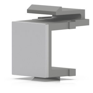 Ubiquiti uacc-keystone-blank-insert Insertos Ciegos Keystone para Cubrir Puertos No Utilizados en Patch Panel Blank de 24 Puertos, Instalación Snap-In, Paquete con 24 Piezas