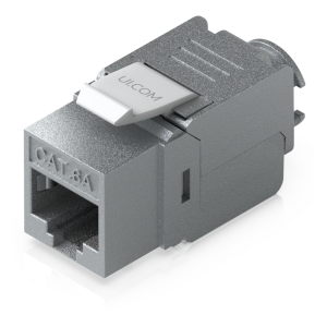 Ubiquiti uacc-keystone-jack-c6a Keystone Jack Cat6A Tipo Toolless para Terminación sin Herramientas, Instalación Snap-In en Patch Panel, Paquete con 12 Piezas