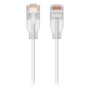 Ubiquiti uacc-cable-patch-el-5m-w Patchcord UniFi Etherlighting de 5 Metros (16.40 Pies), hasta 10GbE / Soporta hasta PoE+++ / Conector RJ45 Transparente para Mejores Efectos de Luz con Switches USW PRO MAX