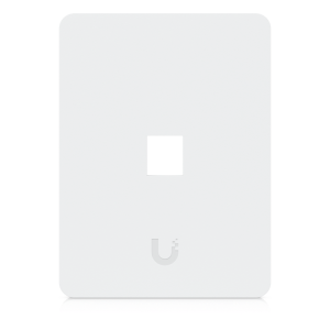 Ubiquiti uacc-wp-keystone-v-1p Placa de Pared Vertical Universal para Keystone de 1 Puerto con Cubierta Pintable, Acabado Personalizable, Paquete con 4 Piezas