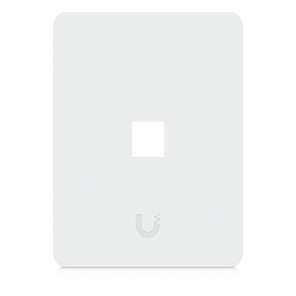 Ubiquiti uacc-wp-keystone-v-1p Placa de Pared Vertical Universal para Keystone de 1 Puerto con Cubierta Pintable, Acabado Personalizable, Paquete con 4 Piezas