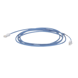 Panduit utp28sp30bu Cable de Parcheo TX6, UTP Cat6, Diámetro Reducido (28AWG), Color Azul, 9.14 Metros (30 Pies)