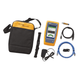 Fluke Networks liq-duo-h6-mx Calificador de Red y Wi-Fi LinkIQ DUO / Verificación de Cables hasta 10GBASE-T / Análisis Wi-Fi 6E / Pantalla Multitáctil a Color / Diagnóstico de Switch y PoE hasta Clase 8