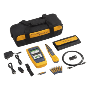 Fluke Networks liq-duo-kit-h6-mx Kit Avanzado de Calificador de Red y Wi-Fi LinkIQ DUO / Verificación hasta 10GBASE-T / Diagnóstico de Switch, VLAN y PoE / Análisis Wi-Fi 6E / Pantalla Multitáctil a Color / Gestión LinkWare PC