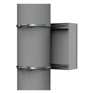 Hoffman epf0500 Kit de Fijación para Postes / Enclosure Pole Fixation / Acero Galvanizado / Carga Máxima 900 N / Diámetro Poste 80-250 mm (3.15-9.84 in) / 2 Perfiles + Accesorios / Largo 496 mm