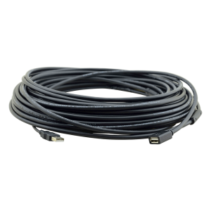 Kramer ca-uam/uaf-50 Cable Extensor Activo USB 15.20 mts | USB 2.0 Alta Velocidad 480 Mbps | Alimentación por Bus | Sin Drivers | Hubs Integrados 1-2 Tiers